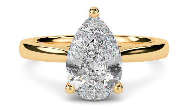 Pear Engagement Diamond Ring Gold | Sarah & Sebastian – SARAH & SEBASTIAN