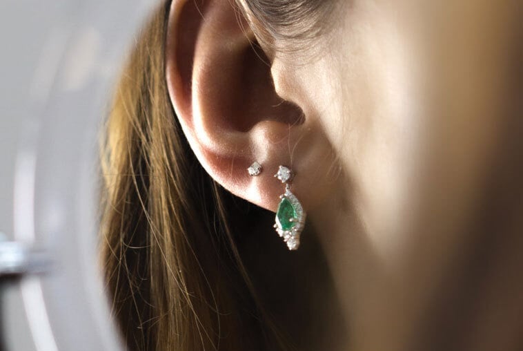 3.00 Ct. Emerald Cut Diamond Stud Earrings H Color VS2 Clarity GIA Cer –  Kingofjewelry.com
