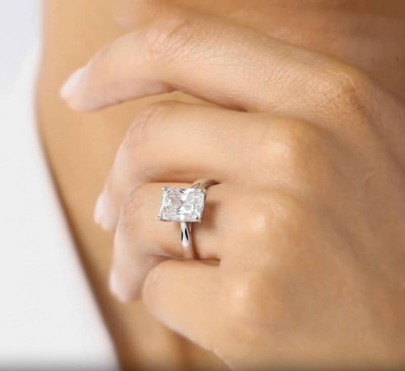 Radiant Diamond Engagement Ring