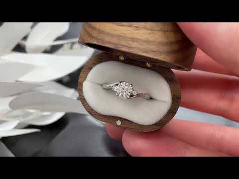 Unique Round Diamond Trilogy Ring