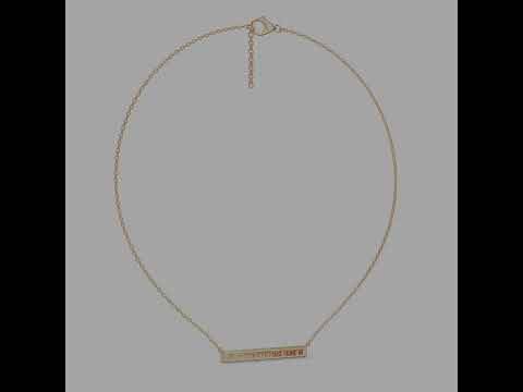 Ombre Sapphire Bar Set Pendant