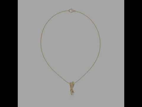 Ombre Sapphire Twist Pendant