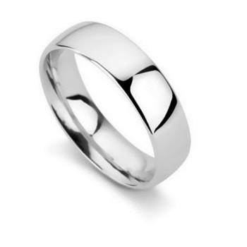 Traditional Court Wedding Ring - Lightweight, 6mm width