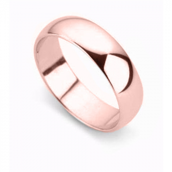 Traditional Court Wedding Ring - Lightweight, 7mm width
