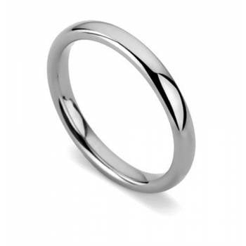 Traditional Court Wedding Ring - Lightweight, 2.5mm width