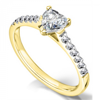 Heart Engagement Rings | Diamond Heaven