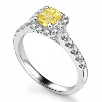 Yellow Diamond Engagement Rings | Diamond Heaven