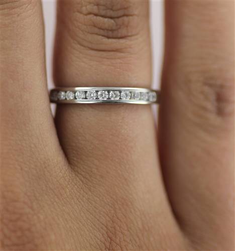 2mm Petite Round Diamond Eternity Ring W