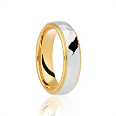 5mm Two Tone Wedding Ring Y