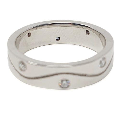 4mm Round Diamond Wedding Ring W