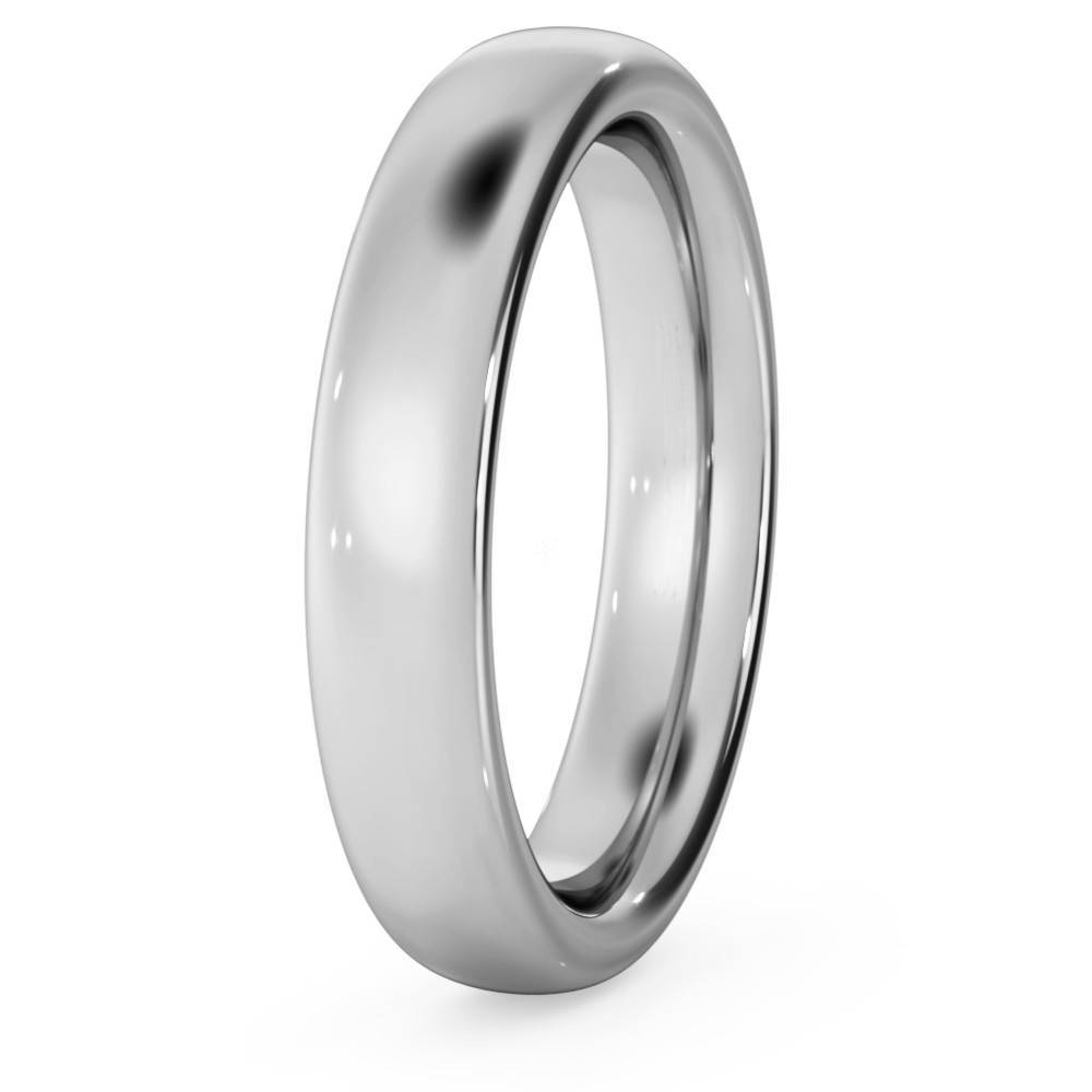 DHC04H Traditional Court Wedding Ring - Heavy weight, 4mm width P