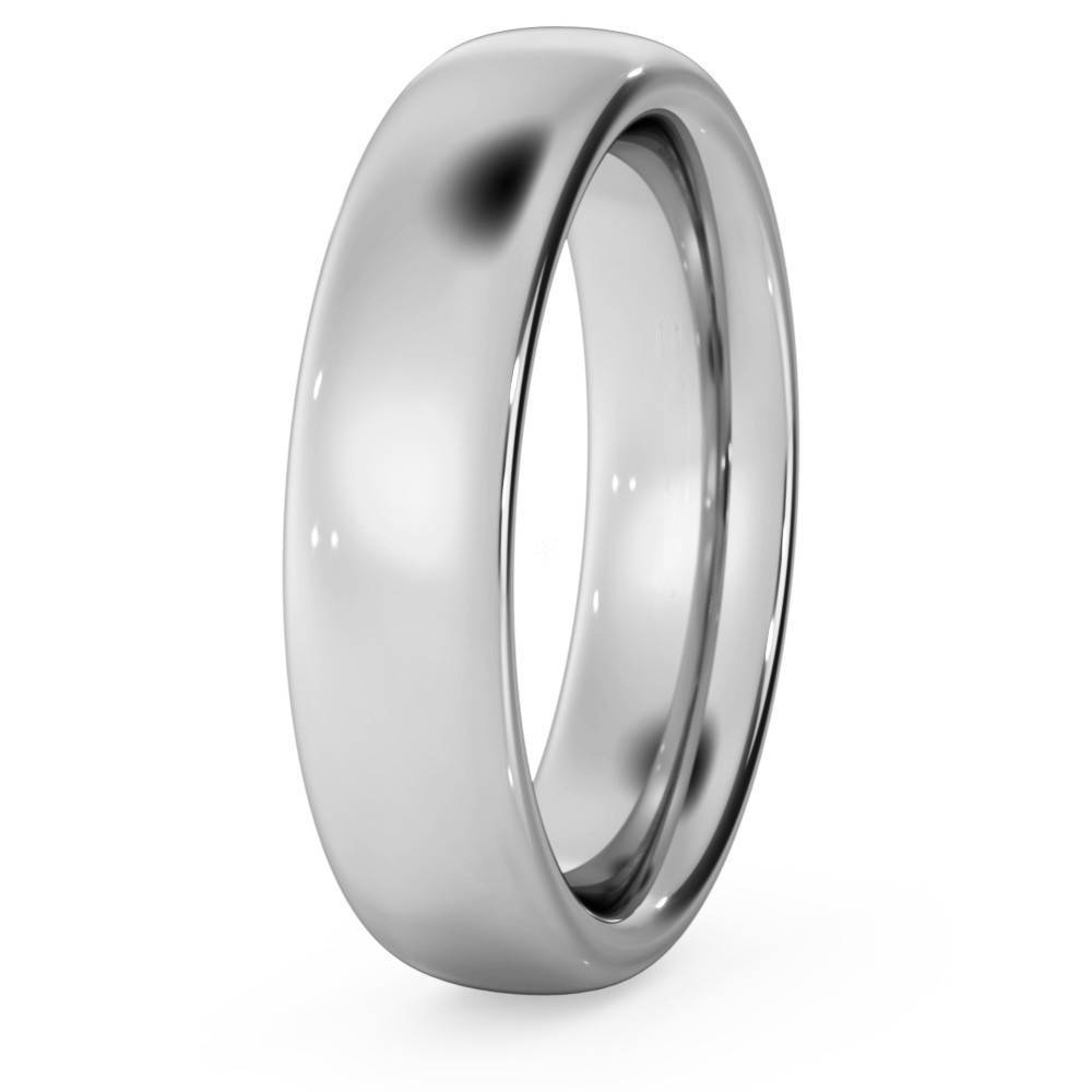 DHC05H Traditional Court Wedding Ring - Heavy weight, 5mm width P