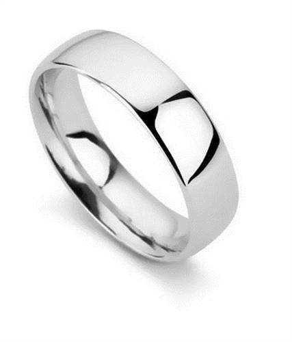 DHC06 Traditional Court Wedding Ring - Lightweight, 6mm width P