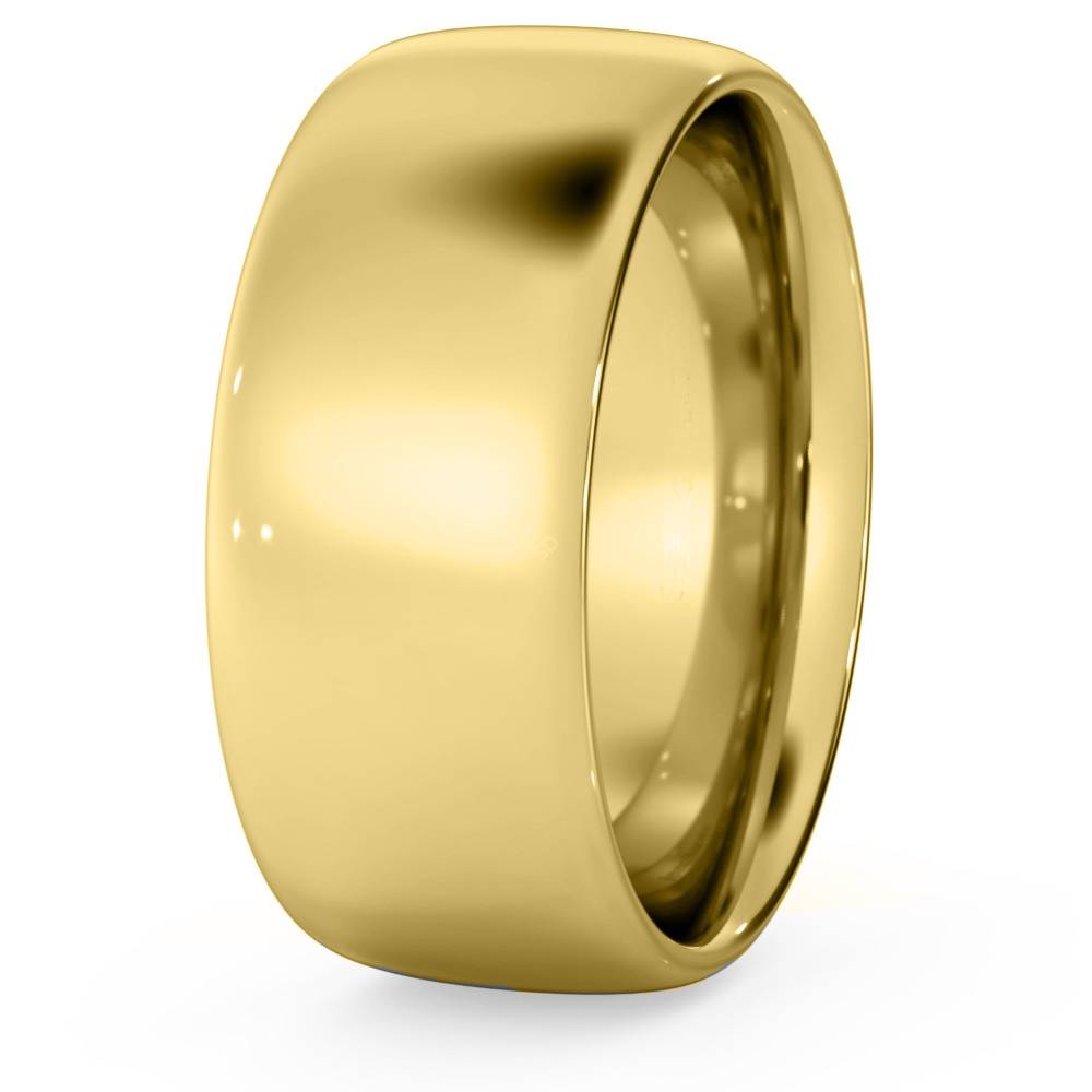 DHC08M Traditional Court Wedding Ring - 8mm width, Medium depth Y