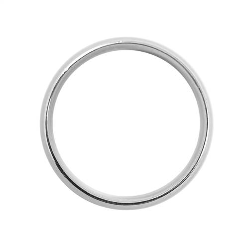 DHD04 D Shape Wedding Ring - Lightweight, 4mm width W