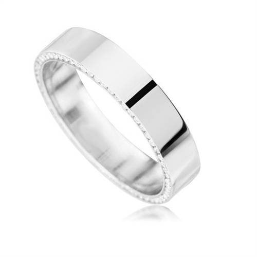 5mm Round Diamond Wedding Ring P