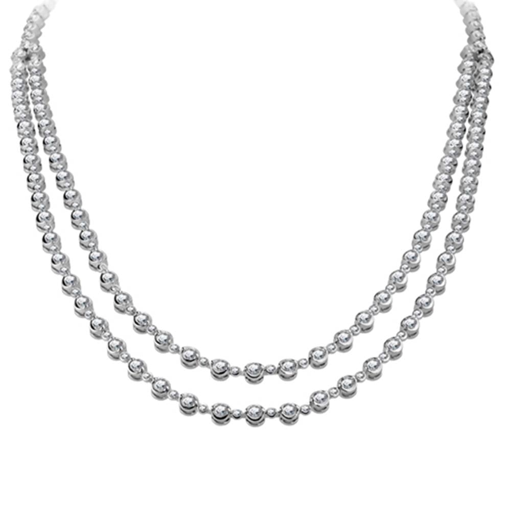 5.20ct VS/FG Elegant Round Diamond Drop Necklace W