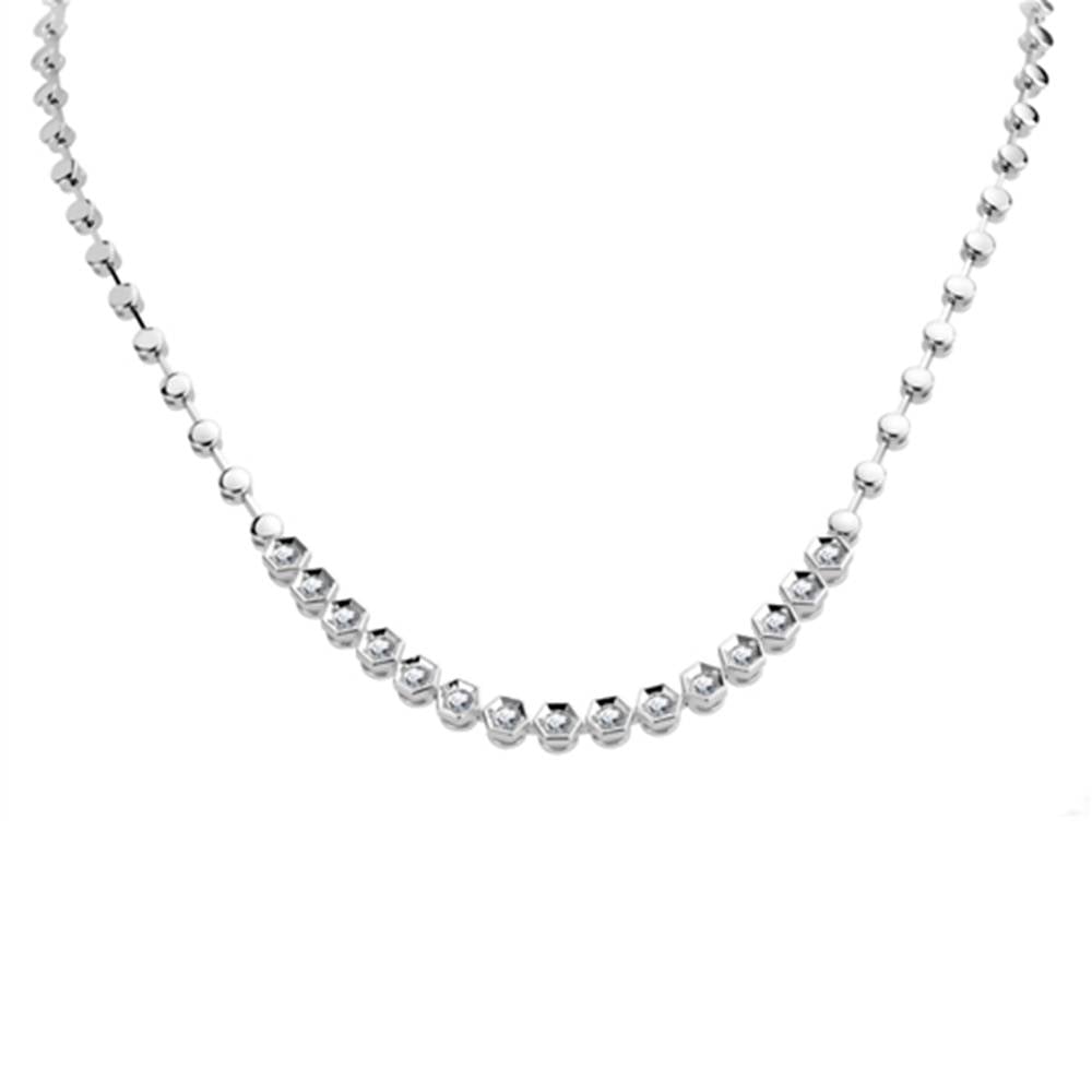 0.80ct VS/FG Elegant Round Diamond Drop Necklace W