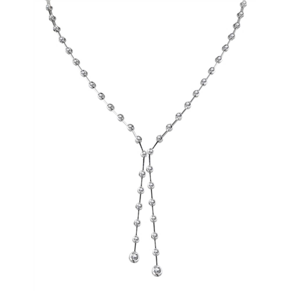 1.80ct VS/FG Elegant Round Diamond Two Drop Necklace W
