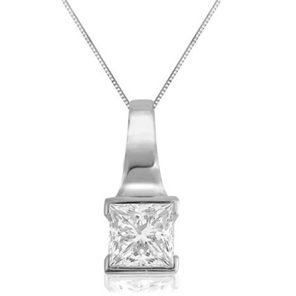 0.15 SI/G-H Princess Diamond Pendant W