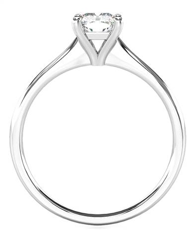 Modern Radiant Diamond Engagement Ring W