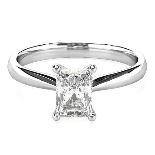 Modern Radiant Diamond Engagement Ring P