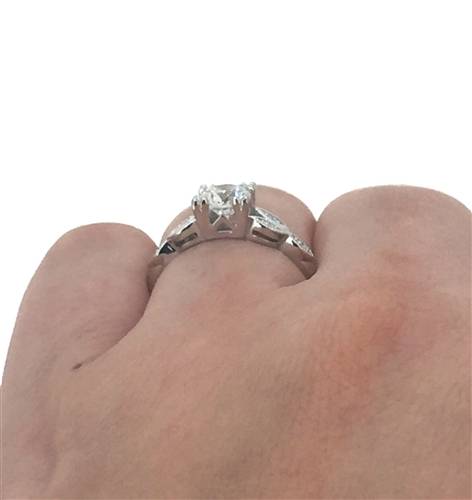 Designer Vintage Round Diamond Ring W