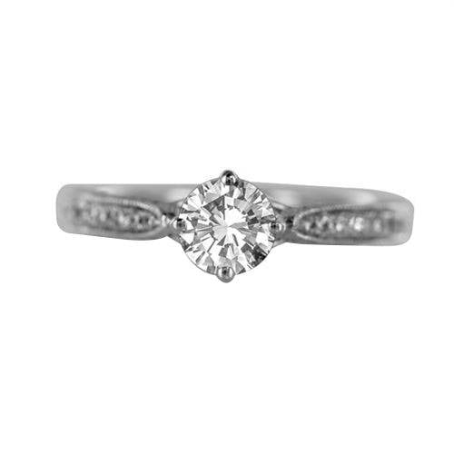 Designer Vintage Round Diamond Ring P