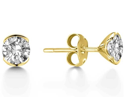 Modern Round Diamond Designer Earrings Y