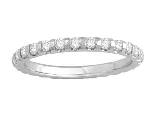 2mm Elegant Round Diamond Full Eternity Ring W
