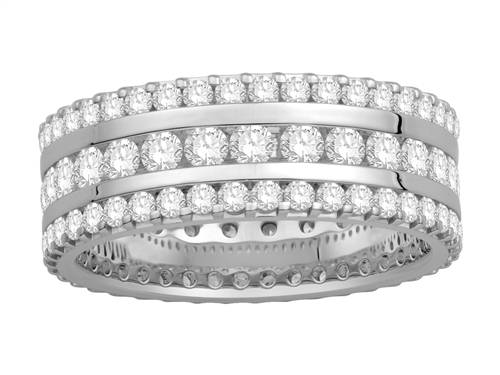 2.00ct Elegant Round Diamond Multi Row Dress Ring W