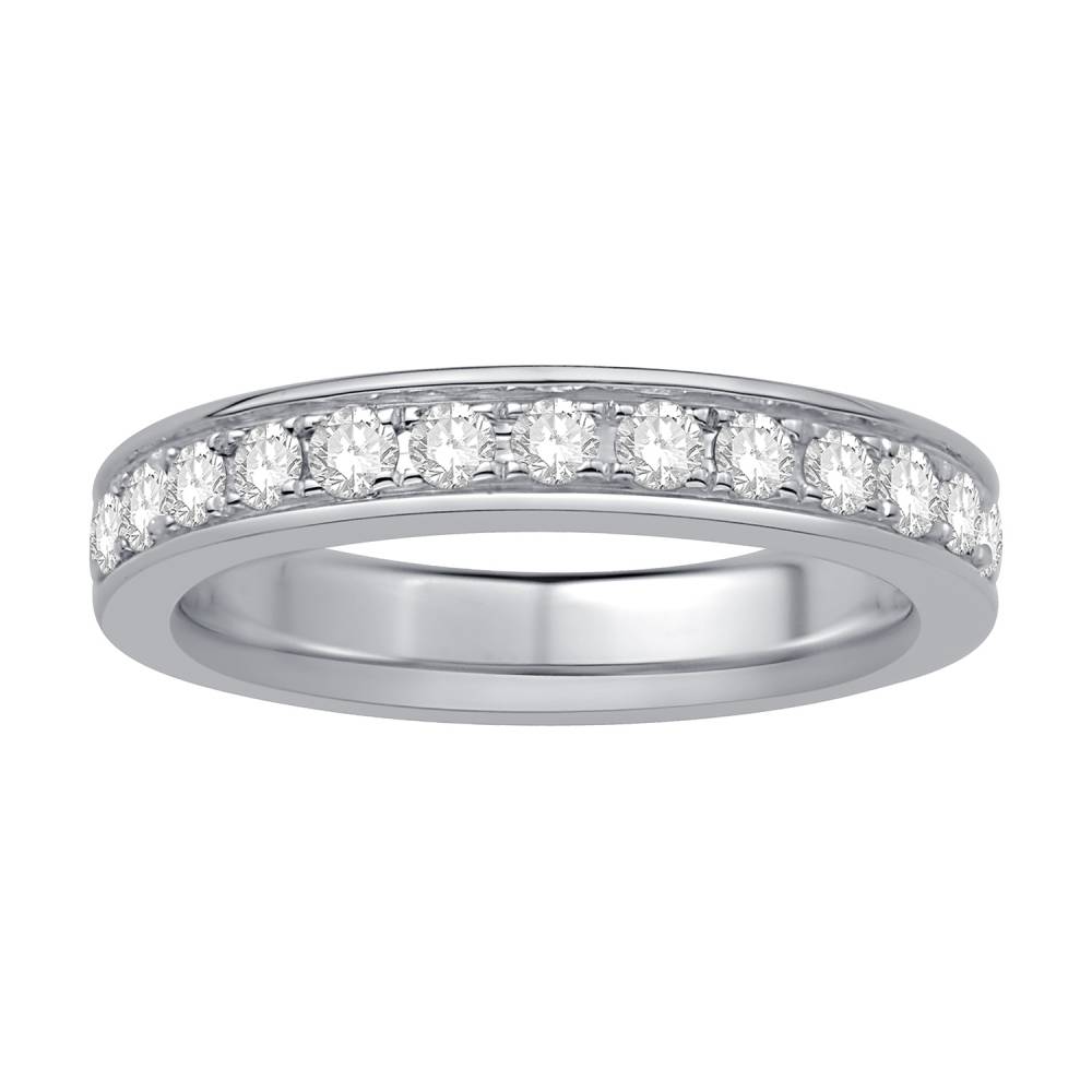 1.00ct Elegant Round Diamond Eternity Ring W