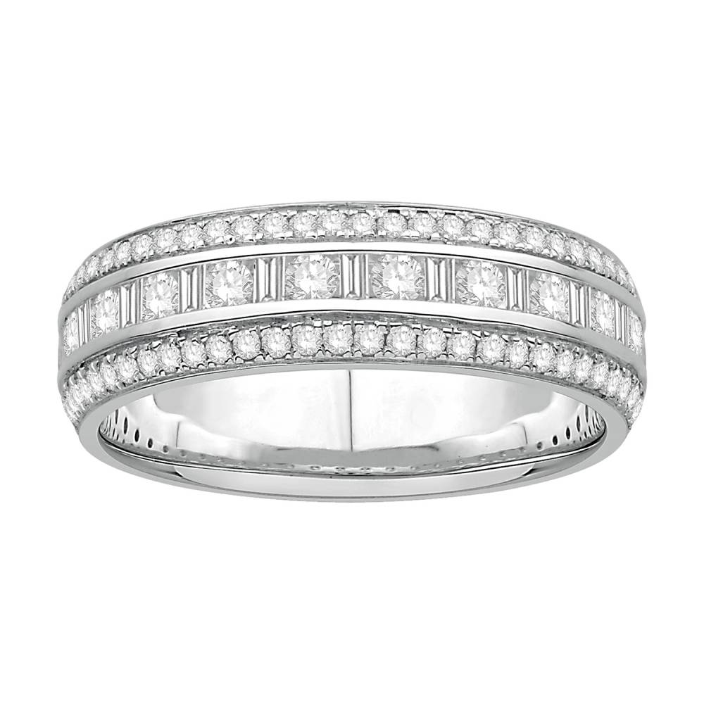 1.30ct Elegant Round Diamond Eternity Ring W