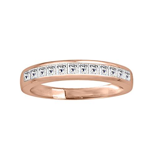 3mm Elegant Princess Diamond Eternity Ring R