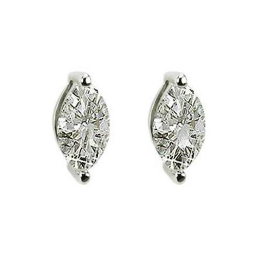 Classic Marquise Diamond Stud Earrings P