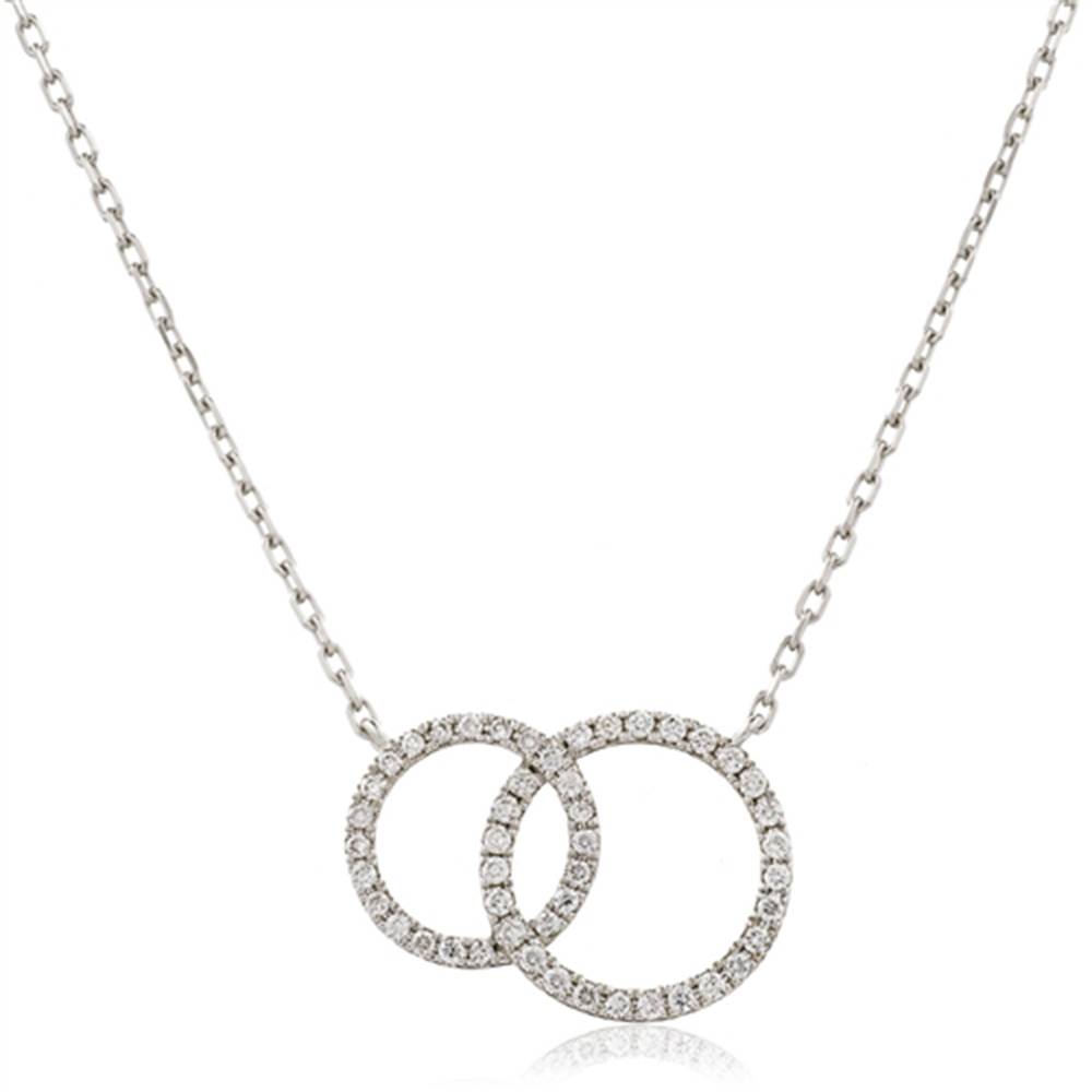 0.25ct VS/FG Circle Of Life Round Diamond Designer Necklace W