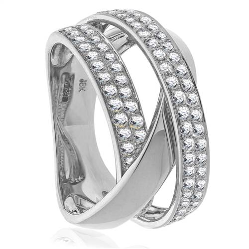 1.20ct Spiral Round Diamond Dress Ring W