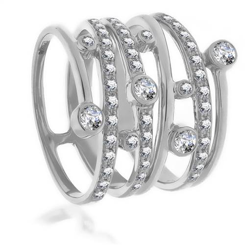 0.80ct Round Diamond Dress Ring W