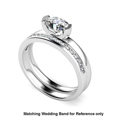 Traditional Oval Diamond Engagement Ring P