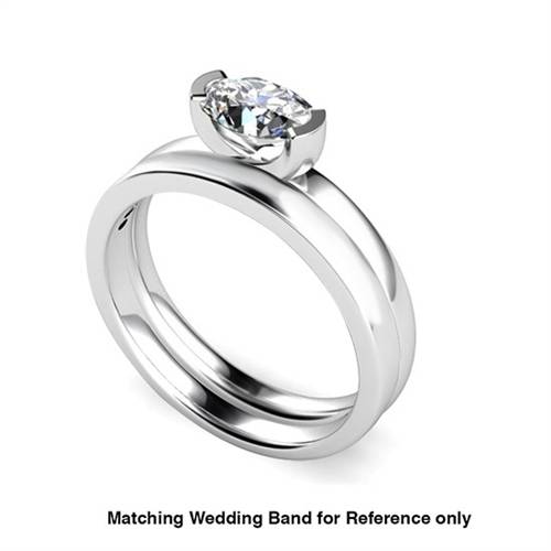 Traditional Oval Diamond Engagement Ring W