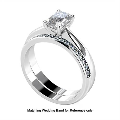 Classic Radiant Diamond Engagement Ring W