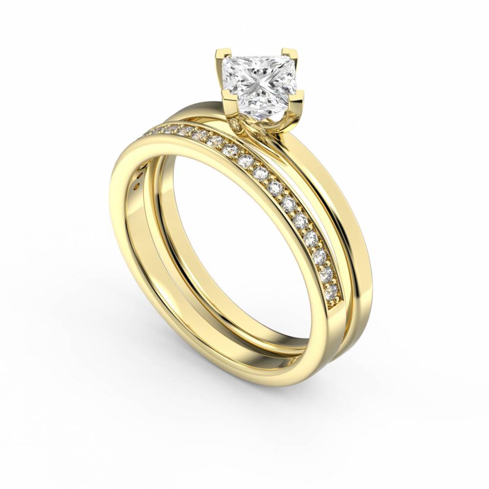 Princess Diamond Engagement Ring Y