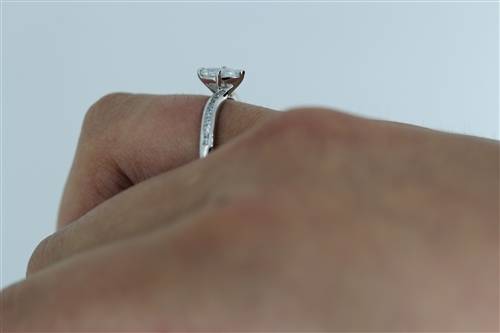 0.50ct Marquise Diamond Shoulder Set Ring W