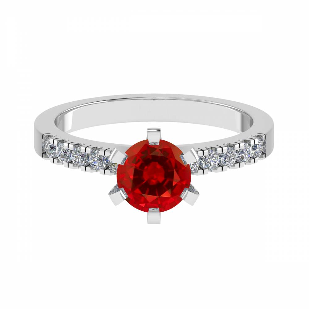 Ruby and Diamond Ring P