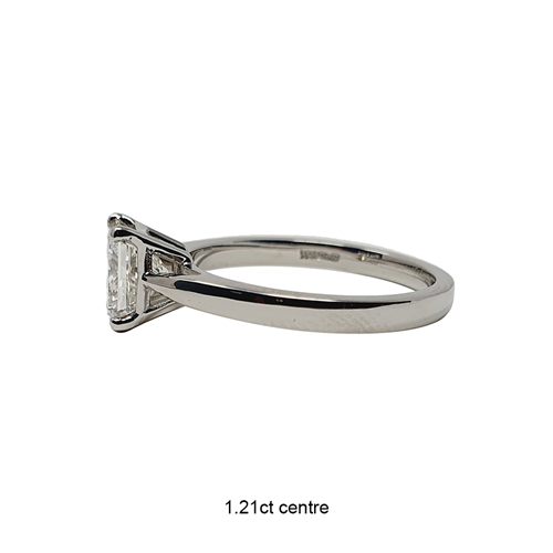 Modern Princess Diamond Engagement Ring P