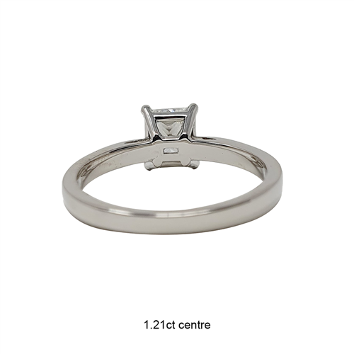 Modern Princess Diamond Engagement Ring P
