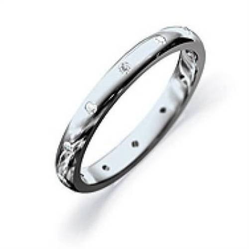 3mm Round Diamond Wedding Ring P