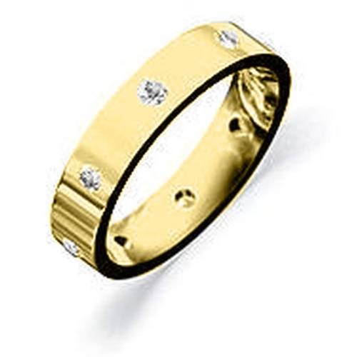 4mm Round Diamond Wedding Ring Y
