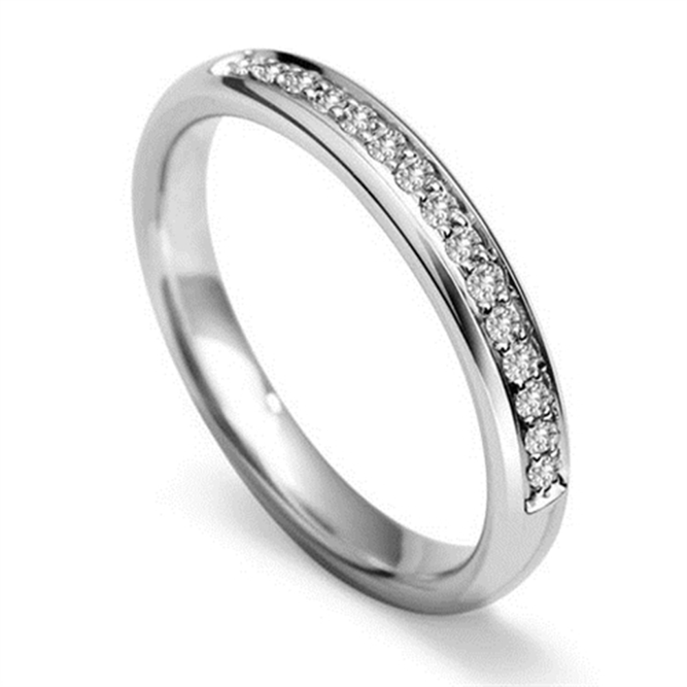 2mm Round Diamond 40% Wedding Ring W