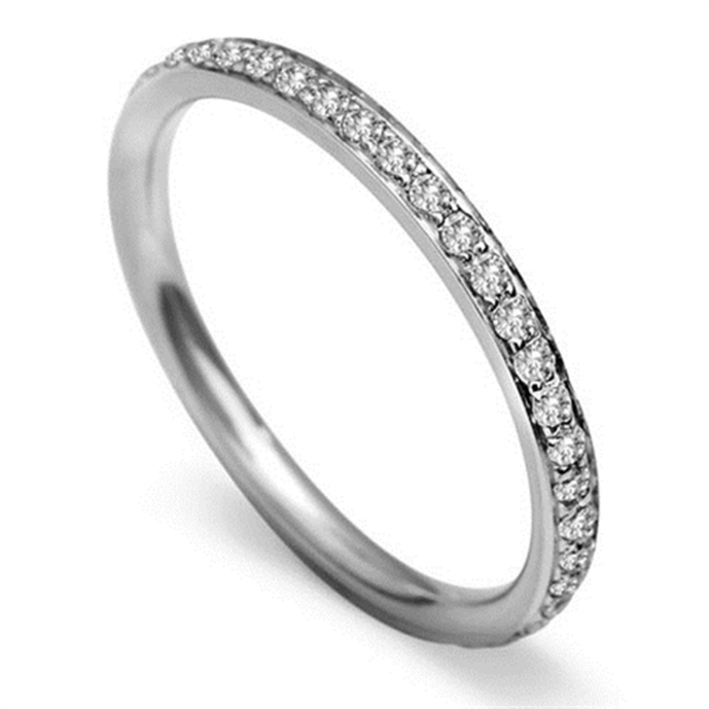 2mm Round Diamond 40% Wedding Ring P